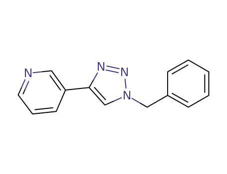 Molecular Structure of 1034194-35-8 (3-(1-benzyl-1H-[1,2,3]triazol-4-yl)-pyridine)