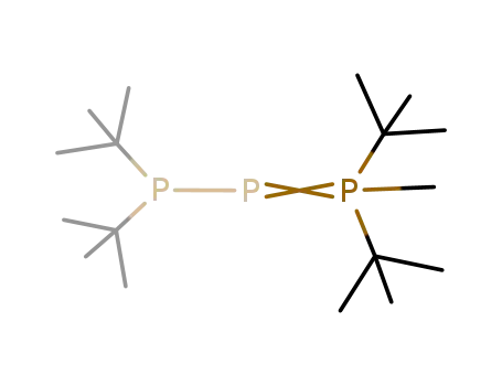 Molecular Structure of 154821-76-8 (Diphosphine,
[bis(1,1-dimethylethyl)methylphosphoranylidene]bis(1,1-dimethylethyl)-)