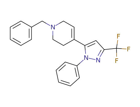 1-benzyl-4-(3-trifluoromethyl-1-phenyl-5-pyrazolyl)-1,2,3,6-tetrahydropyridine