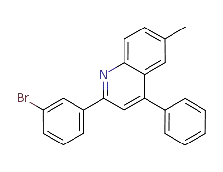 2-(3-bromophenyl)-6-methyl-4-phenylquinoline