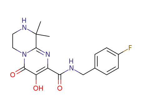 N-(4-fluorobenzyl)-3-hydroxy-9,9-dimethyl-4-oxo-6,7,8,9-tetrahydro-4H-pyrazino[1,2-a]pyrimidine-2-carboxamide