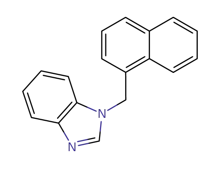 Molecular Structure of 88842-93-7 (1H-Benzimidazole, 1-(1-naphthalenylmethyl)-)