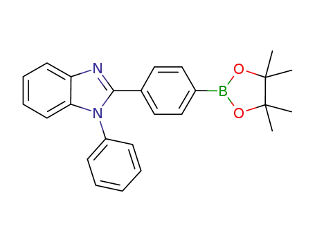 1-phenyl-2-[4-(4,4,5,5-tetramethyl-1,3,2-dioxaborolan-2-yl)-phenyl]-1H-benzo[d]imidazole