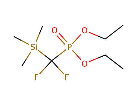 DIETHYL (DIFLUORO(TRIMETHYLSILYL)METHYL) -PHOSPHONATE, 96