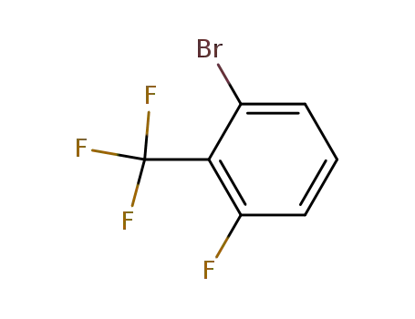 Molecular Structure of 261951-85-3 (2-BROMO-6-FLUOROBENZOTRIFLUORIDE)