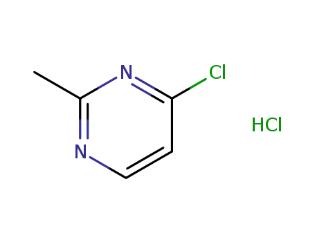 Molecular Structure of 1272758-33-4 (4-chloro-2-methylpyrimidine hydrochloride)