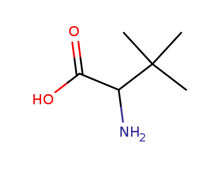 Molecular Structure of 471-50-1 ((2S)-2-amino-3,3-dimethyl-butanoic acid)