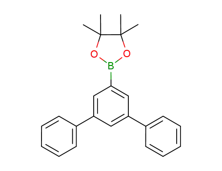 Molecular Structure of 1036378-83-2 (2-([1,1':3',1''-terphenyl]-5'-yl)-4,4,5,5-tetramethyl-1,3,2-dioxaborolane)