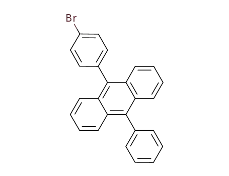 Molecular Structure of 625854-02-6 (9-(4-broMophenyl)-10-phenylanthracene)