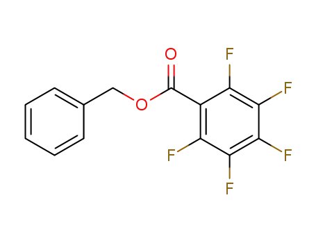 Molecular Structure of 104856-46-4 (benzyl 2,3,4,5,6-pentafluorobenzoate)