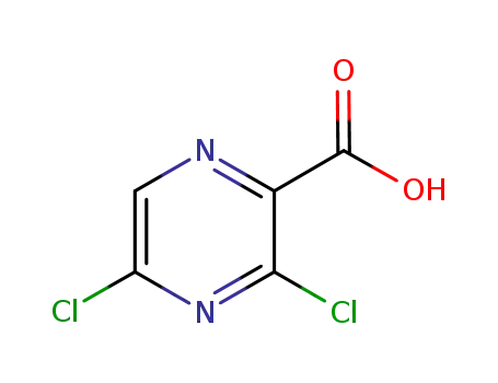 Molecular Structure of 312736-49-5 (3,5-Dichloropyrazine-2-carboxyamide)