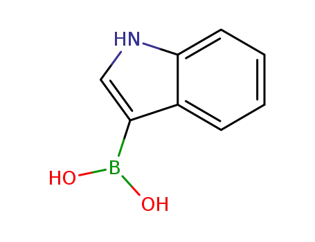Molecular Structure of 741253-05-4 (1H-INDOL-3-YLBORONIC ACID)