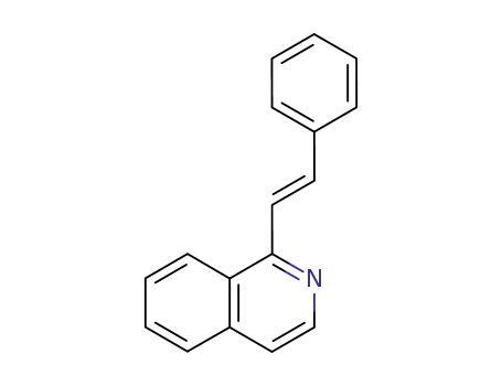 Isoquinoline, 1-(2-phenylethenyl)-, (E)-