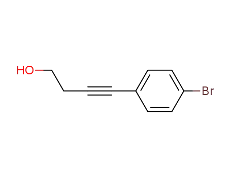 Molecular Structure of 59099-79-5 (4-(4-bromophenyl)-3-butyn-1-ol)