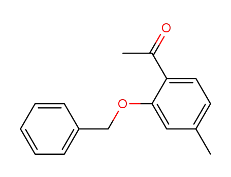 Molecular Structure of 58110-89-7 (1-[2-(BENZYLOXY)-4-METHYLPHENYL]ETHANONE)
