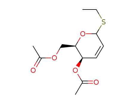 ethyl 4,6-di-O-acetyl-2,3-dideoxy-1-thio-D-threo-hex-2-enopyranoside