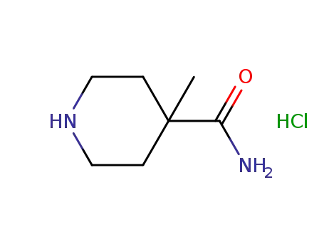 Molecular Structure of 1257301-28-2 (4-Methyl-piperidine-4-carboxylic acid aMide hydrochloride)