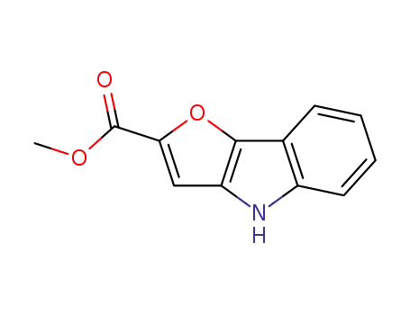 4<i>H</i>-furo[3,2-<i>b</i>]indole-2-carboxylic acid methyl ester