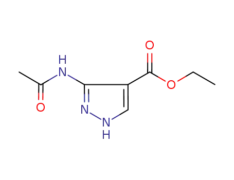 1H-Pyrazole-4-carboxylic acid, 3-(acetylamino)-, ethyl ester