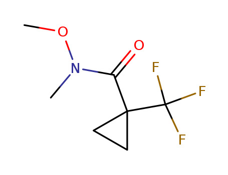N-methoxy-N-methyl-1-(trifluoromethyl)cyclopropane-1-carboxamide