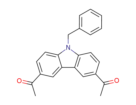 Ethanone, 1,1'-[9-(phenylmethyl)-9H-carbazole-3,6-diyl]bis-