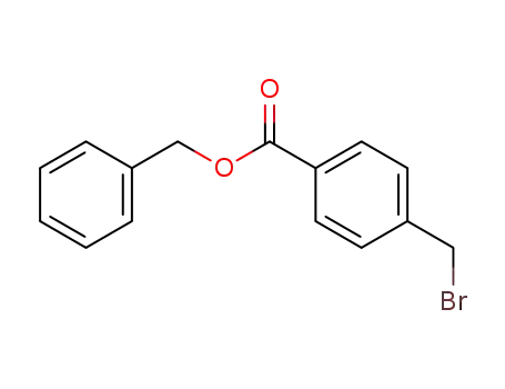 Molecular Structure of 113100-79-1 (4-(BROMOMETHYL)BENZOIC ACID BENZYL ESTER)