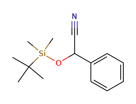 Benzeneacetonitrile, a-[[(1,1-dimethylethyl)dimethylsilyl]oxy]-