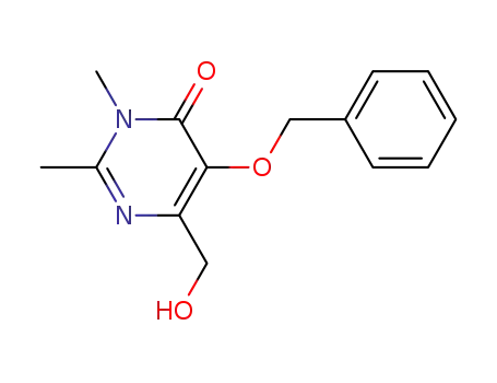 2,3-Dimethyl-5-benzyloxy-6-(hydroxymethyl)-4-pyrimidinone