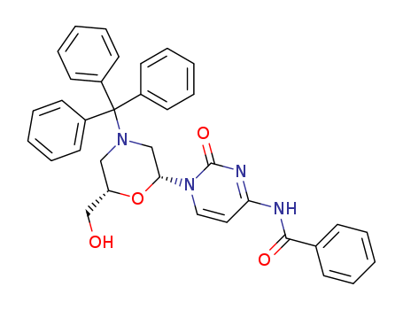N4-Benzoyl-7'-OH-N-trityl Morpholino  cytosine