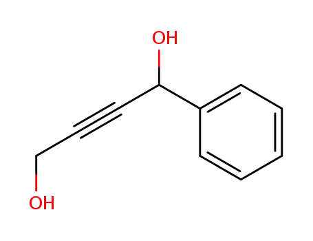 Molecular Structure of 29021-82-7 (1-phenylbut-2-yne-1,4-diol)