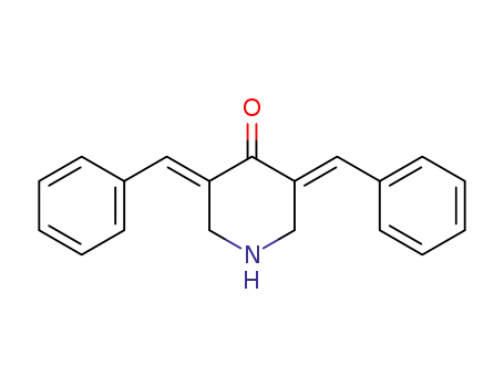4-Piperidinone, 3,5-bis(phenylmethylene)-, (3E,5E)-