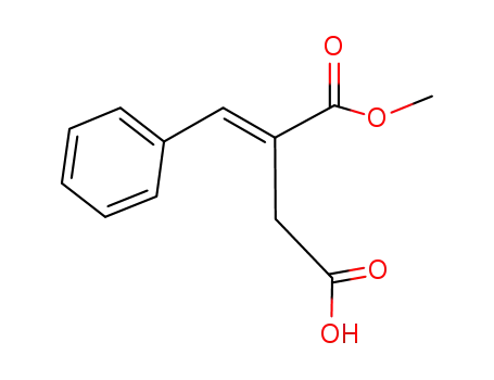 Molecular Structure of 125702-14-9 ((E)-3-(methoxycarbonyl)-4-phenylbut-3-enoic acid)