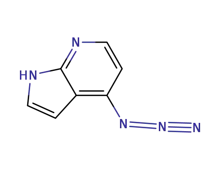 Molecular Structure of 361370-27-6 (4-Azido-1H-pyrrolo[2,3-b]pyridine)
