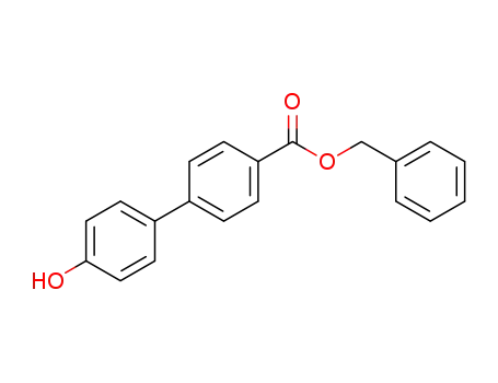 Molecular Structure of 117733-16-1 (benzyl 4'-hydroxy-biphenyl-4-carboxylate)