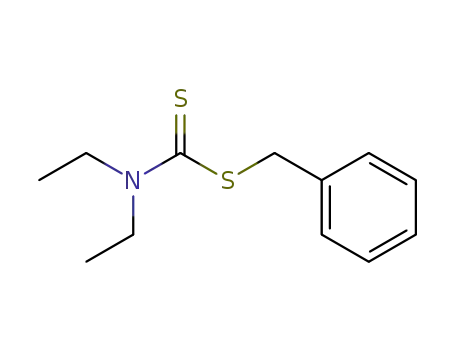 Molecular Structure of 3052-61-7 (DIETHYLDITHIOCARBAMIC ACID BENZYL ESTER)