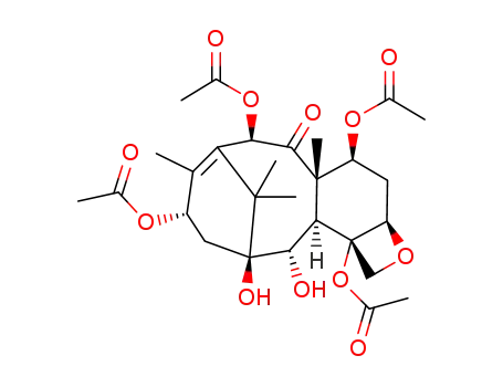 Molecular Structure of 329318-51-6 (7,13-O,O-diacetyl-2-O-debenzoylbaccatin III)