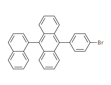 Molecular Structure of 1160506-32-0 (9-(4-broMophenyl)-10-(naphthalen-1-yl)anthracene)