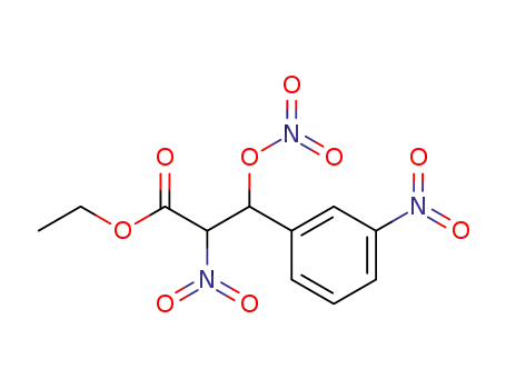 2-nitro-3-(3-nitro-phenyl)-3-nitryloxy-propionic acid ethyl ester