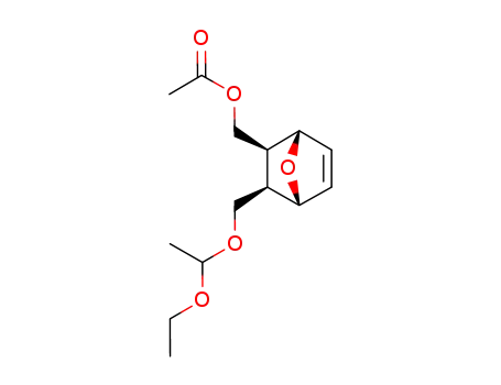(1S,2S,3R,4R)-2-acetoxymethyl-3-(1-ethoxyethoxy)methyl-7-oxabicyclo[2.2.1]hept-5-ene