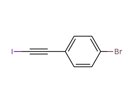 Benzene, 1-bromo-4-(iodoethynyl)-
