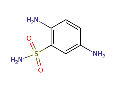 Molecular Structure of 20896-44-0 (2,5-diaminobenzene sulfonamide)