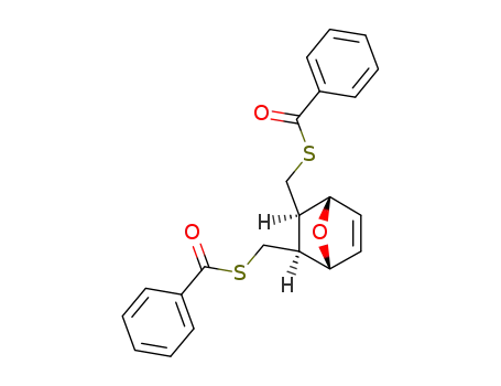 Molecular Structure of 139928-66-8 (2,3-bis(benzoylthiomethyl)-7-oxabicyclo<2.2.1>hept-5-ene)