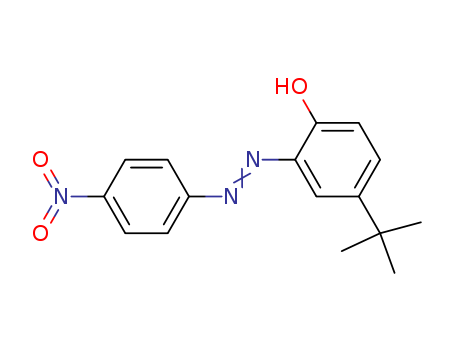 Phenol, 4-(1,1-dimethylethyl)-2-[(4-nitrophenyl)azo]-