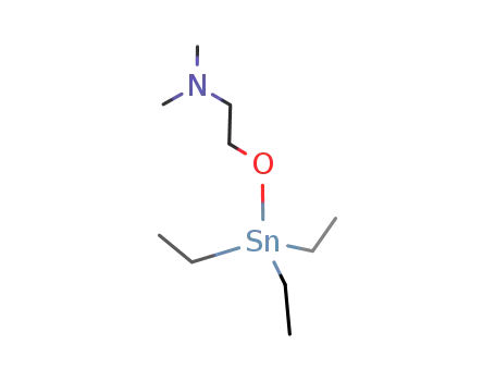 Molecular Structure of 524960-15-4 (Ethanamine, N,N-dimethyl-2-[(triethylstannyl)oxy]-)