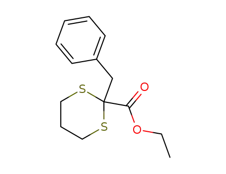 Molecular Structure of 4882-96-6 (ethyl 2-benzyl-1,3-dithiane-2-carboxylate)