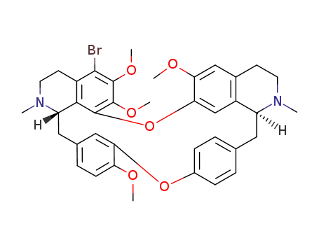 Molecular Structure of 62067-29-2 (tetrandrine bromide)