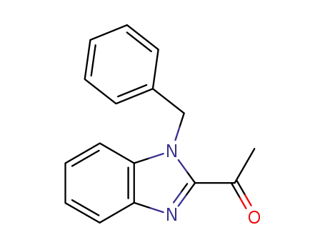 Molecular Structure of 56653-41-9 (1-(1-BENZYL-1H-BENZOIMIDAZOL-2-YL)-ETHANONE)