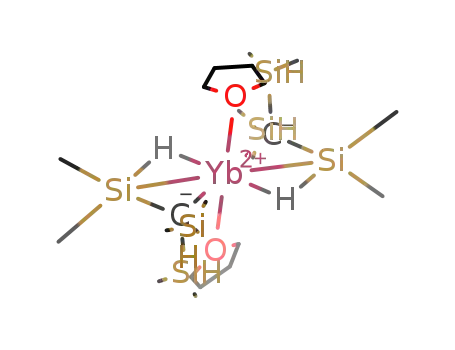 Yb{tris(dimethylsilyl)methyl}<sub>2</sub>(tetrahydrofuran)<sub>2</sub>