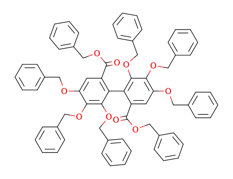 dibenzyl 2,2',3,3',4,4'-hexabenzyloxybiphenyl-6,6'-dicarboxylate