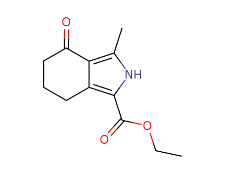 Molecular Structure of 65038-91-7 (2H-Isoindole-1-carboxylic acid, 4,5,6,7-tetrahydro-3-methyl-4-oxo-,
ethyl ester)